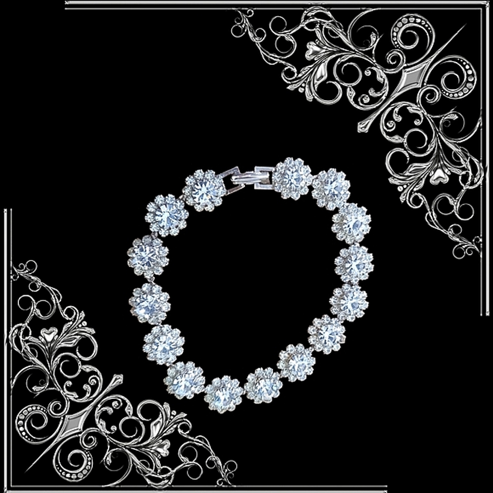 CRYSTAL Floral Bracelet